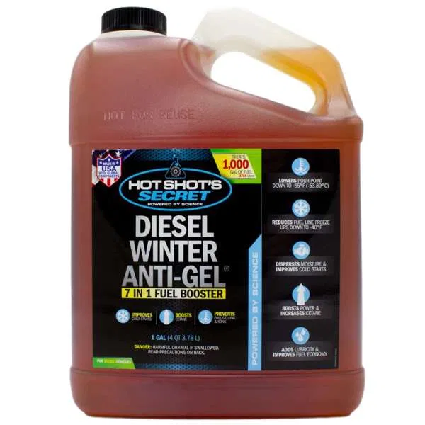P403301G – HOT SHOTS Fuel Additive, Fuel Line Antifreeze For Diesel Treats Up To 1000 Gallons 1 Gallon Jug Single Boo...